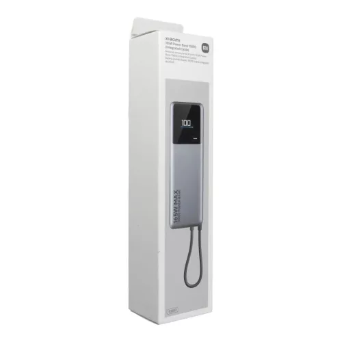 Powerbank Xiaomi, 10000mAh, 165W, PD, Szürke (PB1165MI) gyári-6941812743614 5 kép
