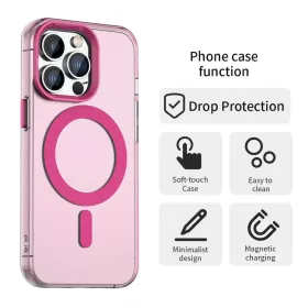 iPhone 13 Pro Max - Techsuit - CandyCase MagSafe - Pink tok-5949419314047 2 kép