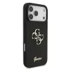  iPhone 17 Pro Max Fekete Guess PU Fix Glitter 4G Fém Logós tok-3666339492038 4 kép