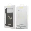  iPhone 17 Pro Max Fekete Guess PU Fix Glitter 4G Fém Logós tok-3666339492038 7 kép