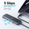 USB-C Hub Anker 332, 2 x USB-A - 2 x USB-C - 1 x HDMI, Szürke A8355H1-194644101237 5 kép