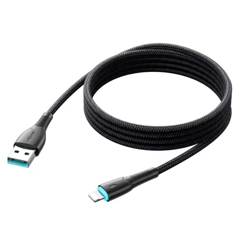 Joyroom Starry Series SA32-AL3 3A USB-A / Lightning kábel 1m - fekete-6956116759766 3 kép