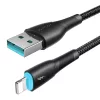 Joyroom Starry Series SA32-AL3 3A USB-A / Lightning kábel 1m - fekete-6956116759766 4 kép