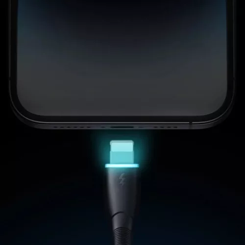 Joyroom Starry Series SA32-AL3 3A USB-A / Lightning kábel 1m - fekete-6956116759766 9 kép