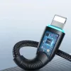 Joyroom Starry Series SA32-AL3 3A USB-A / Lightning kábel 1m - fekete-6956116759766 10 kép