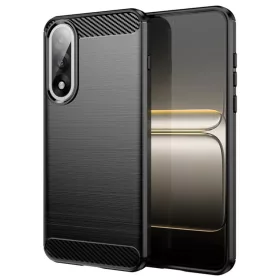 OnePlus Nord 5 - Techsuit - szénszilikon tok - fekete-5949419321496 1 kép