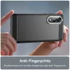 OnePlus Nord 5 - Techsuit - szénszilikon tok - fekete-5949419321496 5 kép