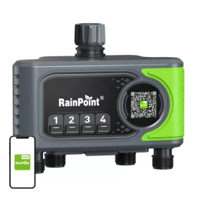 RainPoint 4 zónás öntözésvezérlő Wi-Fi (HTV405FRF)-5907085528519 1 kép
