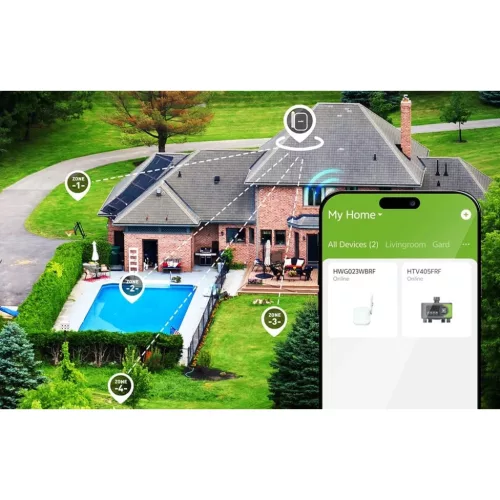 RainPoint 4 zónás öntözésvezérlő Wi-Fi (HTV405FRF)-5907085528519 4 kép