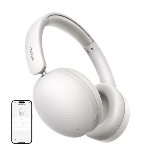 Ugreen Studio Max 2 Over-Ear Fejhallgató, Bluetooth 5.4 (Fehér)-6941876240173 2 kép