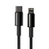 Baseus USB Type-C - Lightning kábel PD 20W 1m fekete (CATLWJ-01)-6953156232037 3 kép