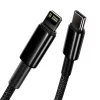 Baseus USB Type-C - Lightning kábel PD 20W 1m fekete (CATLWJ-01)-6953156232037 4 kép