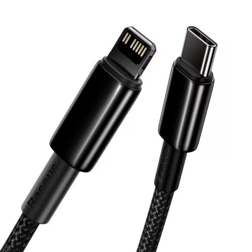 Baseus USB Type-C - Lightning kábel PD 20W 1m fekete (CATLWJ-01)-6953156232037 4 kép