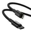 Baseus USB Type-C - Lightning kábel PD 20W 1m fekete (CATLWJ-01)-6953156232037 5 kép
