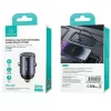 USAMS Autós Töltő 1xUSB+1xUSB-C C38 30WPD Gyors Töltés Beépítet-6958444907949 10 kép