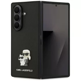  Samsung Galaxy Z Fold7 fekete Karl Lagerfeld Saffiano Karl&Choupette -3666339559397 1 kép