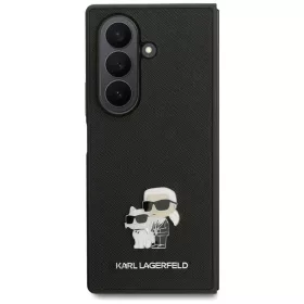  Samsung Galaxy Z Fold7 fekete Karl Lagerfeld Saffiano Karl&Choupette -3666339559397 2 kép