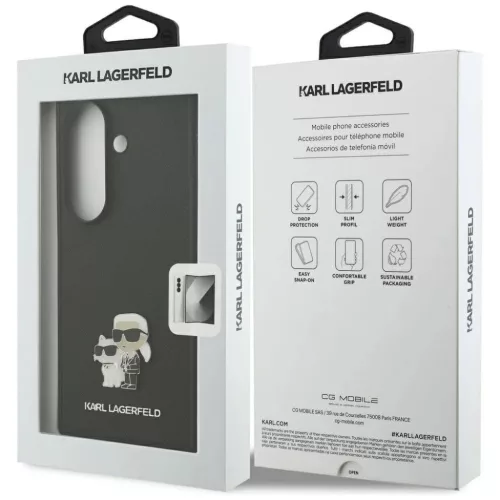  Samsung Galaxy Z Fold7 fekete Karl Lagerfeld Saffiano Karl&Choupette -3666339559397 8 kép