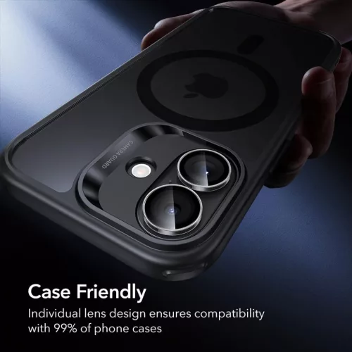  iPhone 16 / 16 Plus / 17 átlátszó ESR Armorite Kamera Védő üveg-4894240287163 9 kép