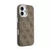  iPhone 17 Barna Guess PU Leather 4G Gold Frame MagSafe tok-3666339519193 3 kép