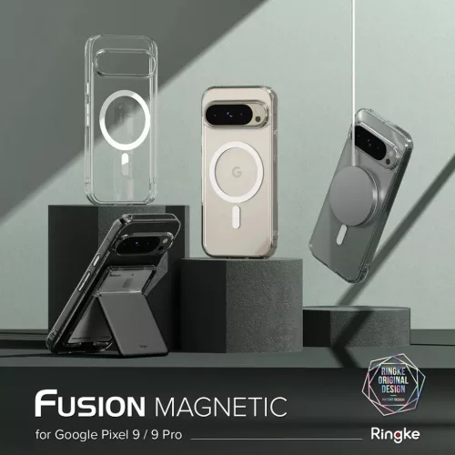  Google Pixel 9 Pro XL Ringke - Fusion MagSafe - Átlátszó tok-8809961788680 6 kép