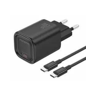 FONENG wall charger EU69 PD 20W 1xUSB-C + kábel USB-C - USB-C Fekete-6970462514404 2 kép