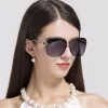 Női napszemüveg Techsuit Polarized (8702) UV védelemmel, fém keret-5949419142466 3 kép
