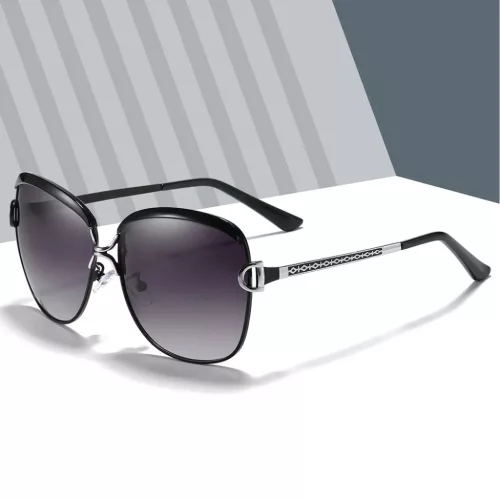 Női napszemüveg Techsuit Polarized (8702) UV védelemmel, fém keret-5949419142466 4 kép