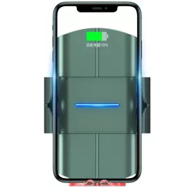 USAMS CD133 Szellőzőre rögzíthető automata telefontartó és Qi v-6958444988818 2 kép