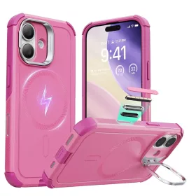 iPhone 17 Pink ESR - Cyber Armor Kickstand tok-4894240289853 1 kép