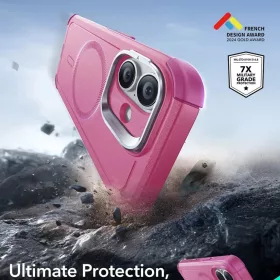 iPhone 17 Pink ESR - Cyber Armor Kickstand tok-4894240289853 2 kép