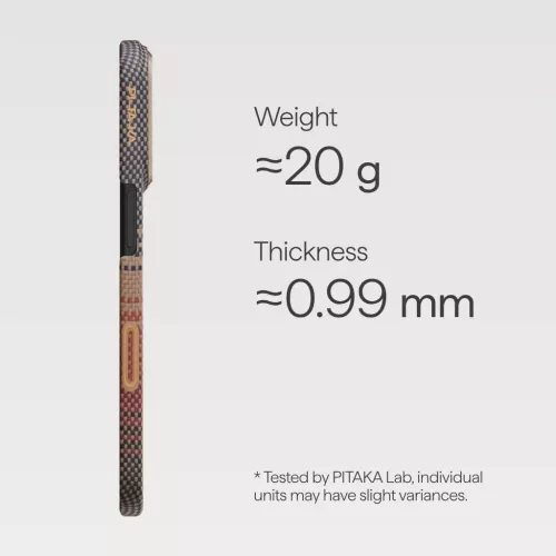 iPhone 17 Pro Max PITAKA Ultra-Vékony Sunset MagSafe tok naplemente -0749355418183 7 kép