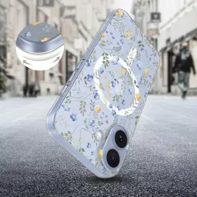 iPhone 17 Tech-protect Flexair Magsafe Spring Flowers tok-5906302319572 2 kép