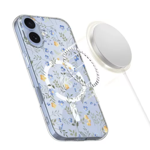 iPhone 17 Tech-protect Flexair Magsafe Spring Flowers tok-5906302319572 3 kép