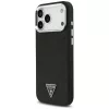 iPhone 17 Pro Max Guess Glitter Triangle Logo MagSafe fekete tok-3666339516826 2 kép