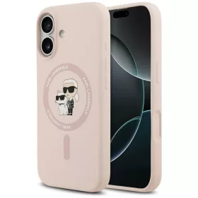 iPhone 17 Karl Lagerfeld szilikon tok Karl&Choupette gyűrű MagSafe r-3666339549411 1 kép