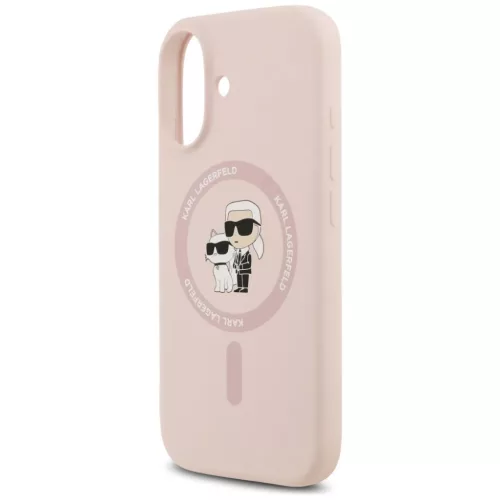 iPhone 17 Karl Lagerfeld szilikon tok Karl&Choupette gyűrű MagSafe r-3666339549411 6 kép