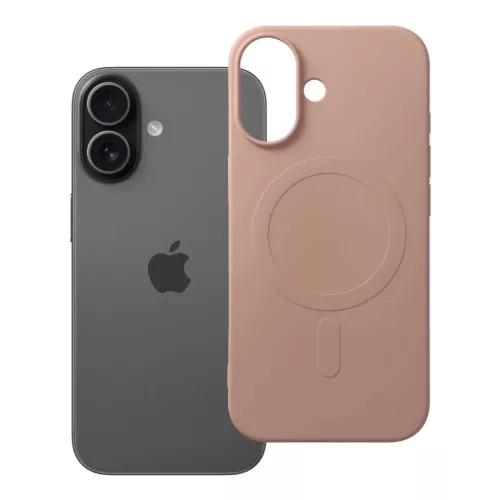iPhone 17 szilikon Mag tok (nagy lyuk) kompatibilis MagSafe pink-5903396406041 6 kép