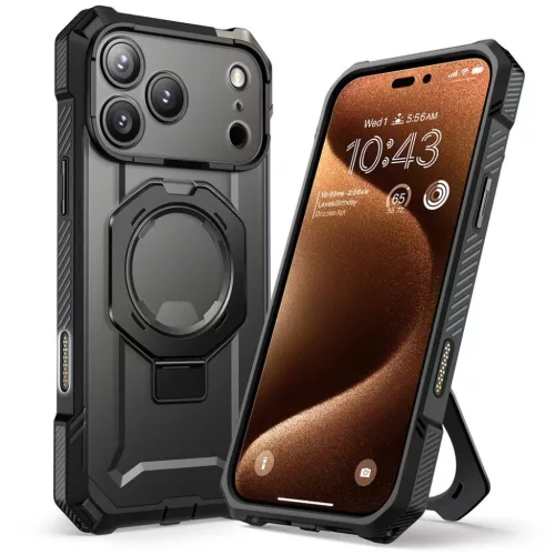iPhone 17 Pro Supcase UB Grip Mag Magsafe fekete tok-843439159228 2 kép