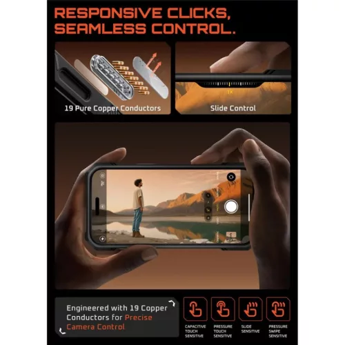 iPhone 17 Pro Supcase UB Grip Mag Magsafe fekete tok-843439159228 6 kép