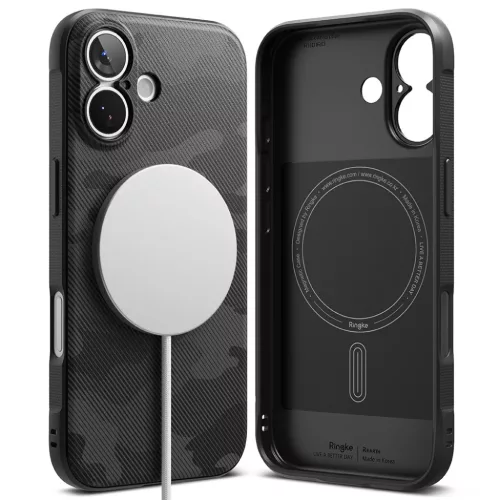 iPhone 17 Ringke - Onyx MagSafe - Camo Black tok-8800328811768 1 kép
