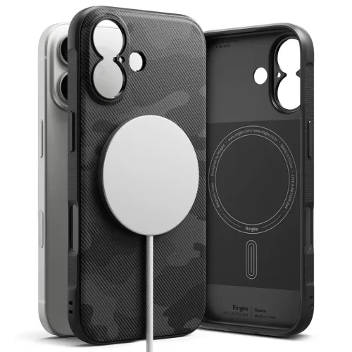iPhone 17 Ringke - Onyx MagSafe - Camo Black tok-8800328811768 5 kép