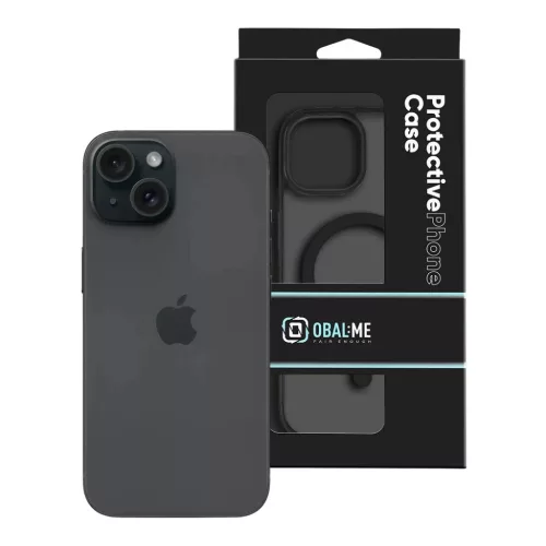  iPhone 15 Fekete MagNetix Outline OBAL:ME tok-8596311285745 3 kép