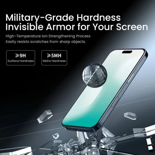  Apple iPhone 17 Pro-hoz Nillkin Edzett Üveg 0.2mm H+ PRO 2.5D (appli-6902048304307 4 kép
