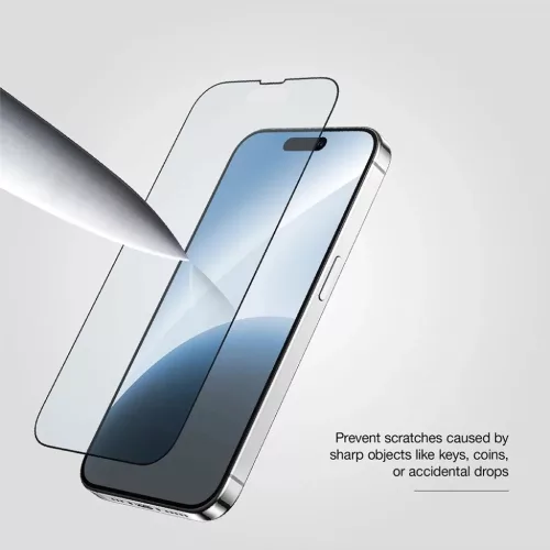 iPhone 17 Pro Fekete ANANK - 2.5D 10X erősített CG képernyővédő -6975593907163 4 kép