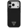 iPhone 17 Pro Max Fekete Guess - Silicone Triangle Logo MagSafe (GUHMP-3666339517144 2 kép
