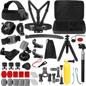 Action Cameras Fekete Techsuit - Accessory Kit CamQuest 50in1 (SA50) --5949419326217 1 kép