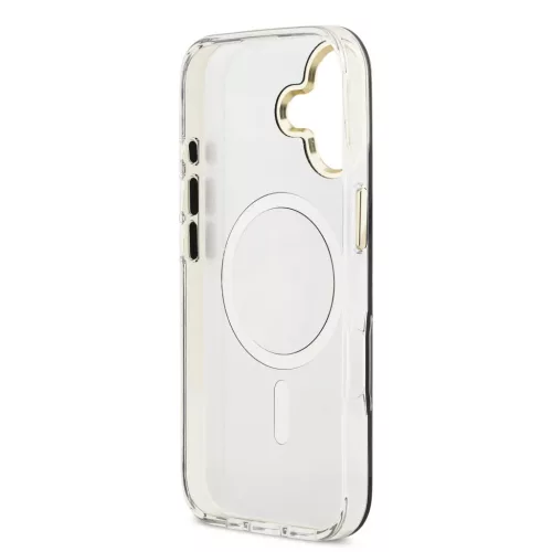  iPhone 17 Gold Guess PC/TPU Mirror 4G Glitter Logo MagSafe tok-3666339550417 6 kép