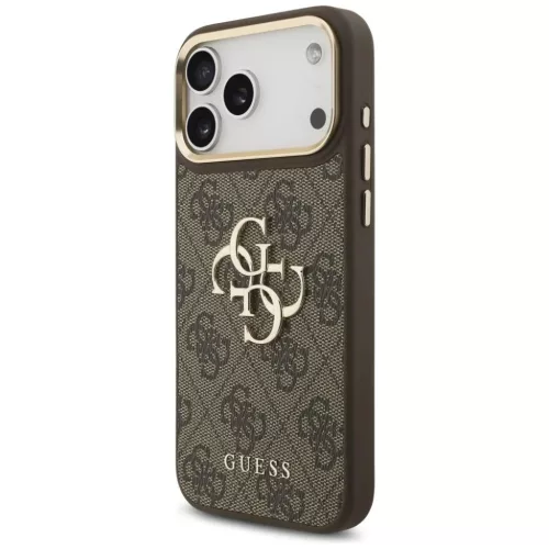  iPhone 17 Pro Max Guess 4G Barna Fémgombos Nagy Pánt Klasszikus Log-3666339488741 2 kép