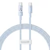 Type-C to Type-C Galaxy Blue Baseus Data Cable Gem (P10373000311-00) S-6932172658830 1 kép